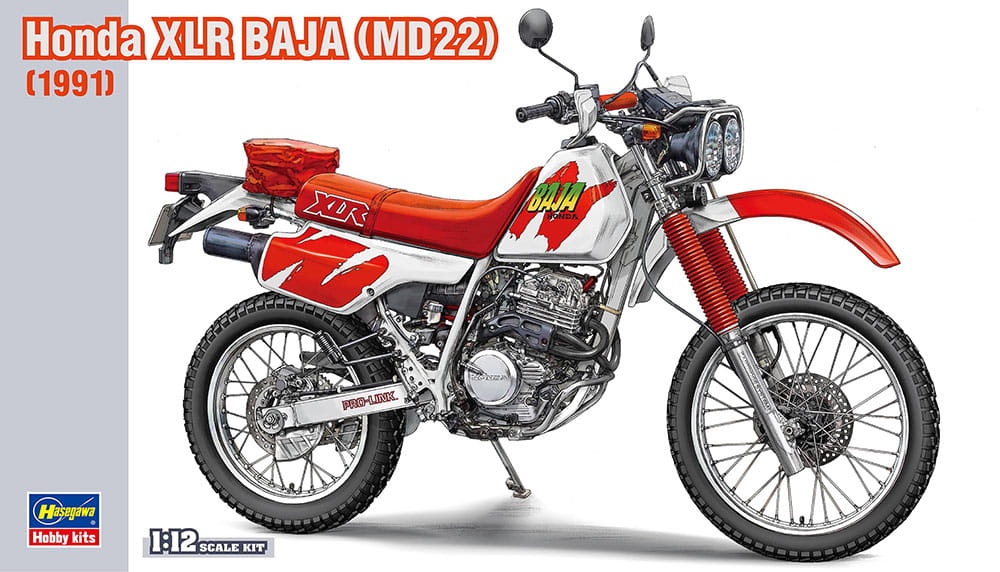Zdjęcie główne produktu Honda XLR Baja (MD22) (1991) 1:12 Hasegawa 21516