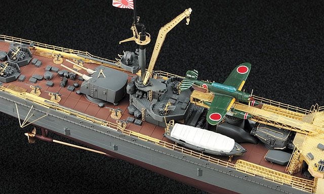Zdjęcie dodatkowe produktu Elementy waloryzujące do IJN Agano Detail Up Basic B 1:350 Hasegawa 72138