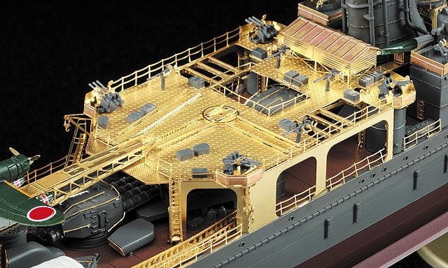 Zdjęcie dodatkowe produktu Elementy waloryzujące do IJN Agano Detail Up Basic B 1:350 Hasegawa 72138