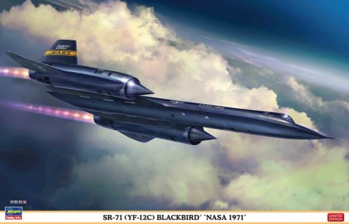 SR-71 (YF-12C) Blackbird NASA 1971 1:72 Hasegawa 02486