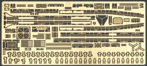 Części fototrawione do niszczyciela IJN  Yukikaze 1:350 Hasegawa 72110