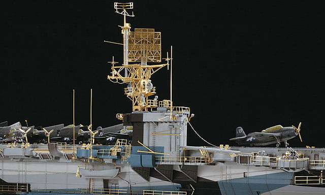 Zdjęcie dodatkowe produktu Części fototrawione dla lotniskowca eskortowego USS Gambier Bay 1:350 HAS72145
