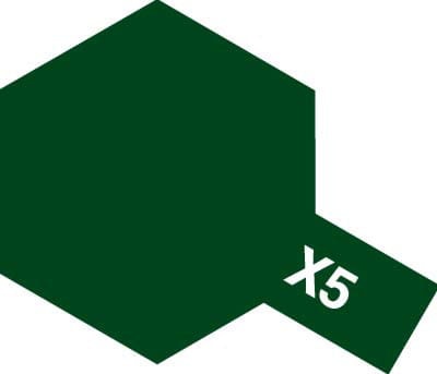 Zdjęcie główne produktu Tamiya 81505 X-5 Green Farba 10ml Acrylic Mini X5