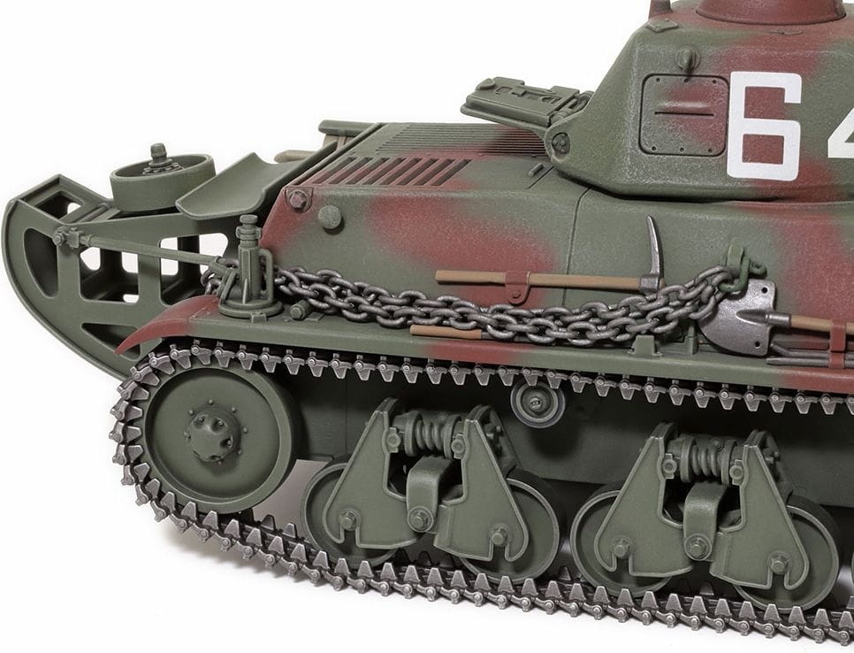 Zdjęcie dodatkowe produktu French Light Tank H39 Pz.Kpfw.38H 735(f) 1:35 Tamiya 35389