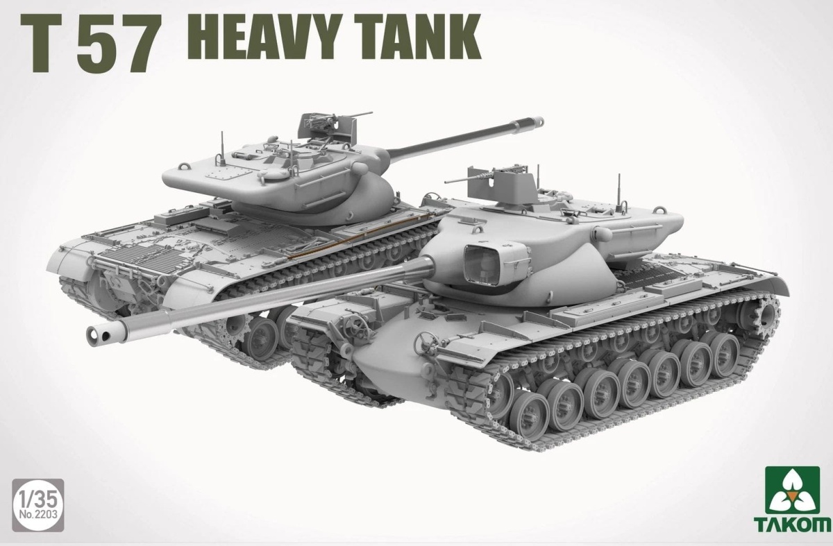 Zdjęcie dodatkowe produktu T57 Heavy Tank 1:35 Takom 2203
