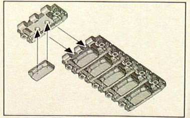 Zdjęcie dodatkowe produktu Gąsienice do francuskiego czołgu lekkiego AMX-13 1:35 Takom 2061