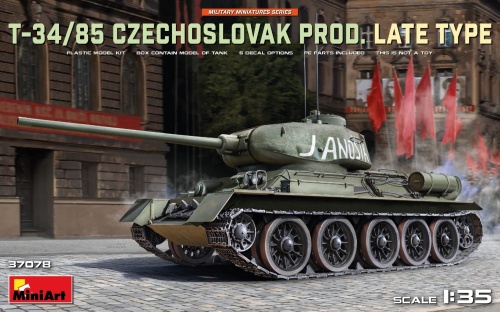 T-34-85 Czechoslovak Prod. Late Type 1:35 MiniArt 37078
