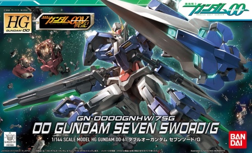Gunpla GN-0000GNHW/7SG 00 Gundam Seven Sword/G HG00 1:144