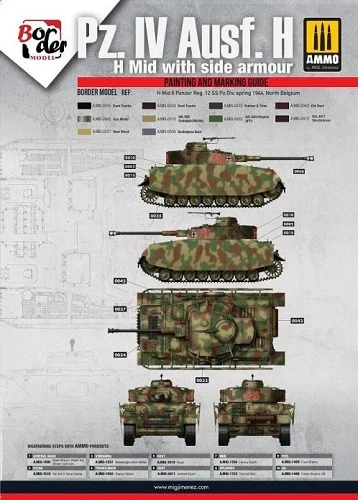 Maski do Pz.Kpfw IV H 1:35 Border Model BD0108