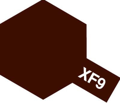 Zdjęcie główne produktu Tamiya 81709 XF-9 Hull Red Farba 10ml Acrylic Mini XF9