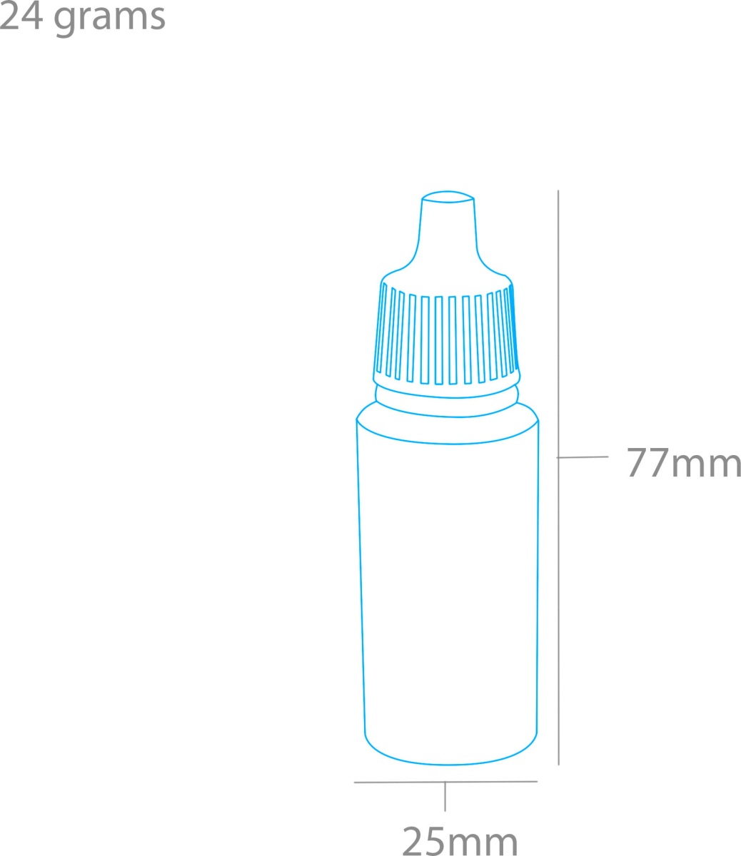 Zdjęcie dodatkowe produktu Plastikowe Buteleczki Modelcraft (4 x 17 ml) Shesto POL1017-4