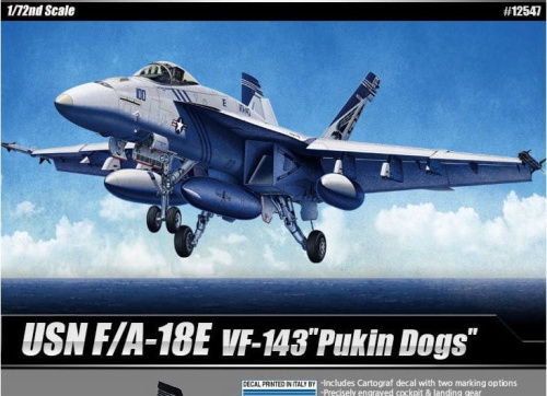 USN F/A-18E VFA-143 Pukin Dogs 1:72 Academy 12547