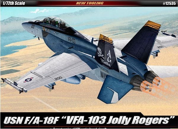 Zdjęcie główne produktu F/A-18F USN VF-103 Jolly Rogers 1:72 Academy 12535