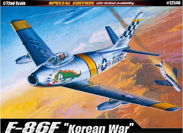 Zdjęcie główne produktu USAF F-86F Korean War 1:72 Academy 12546