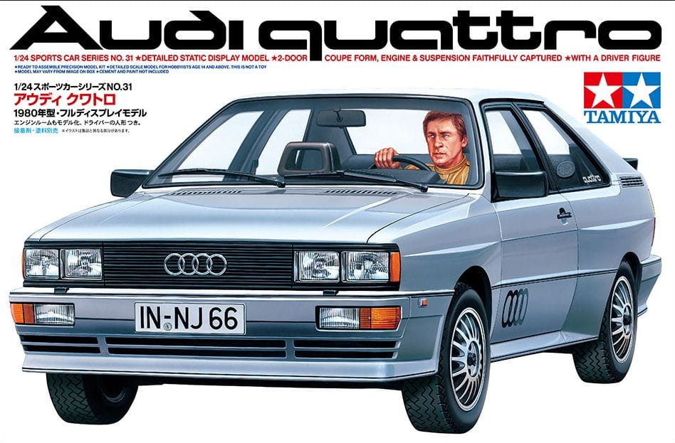 Zdjęcie główne produktu Audi Quattro 1:24 Tamiya 24031