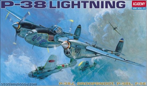 P-38 E/J/L Lighting 1:48 Academy 12282