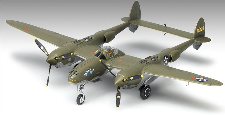 Zdjęcie dodatkowe produktu P-38F Lighting Glacier Girl 1:48 Academy 12208