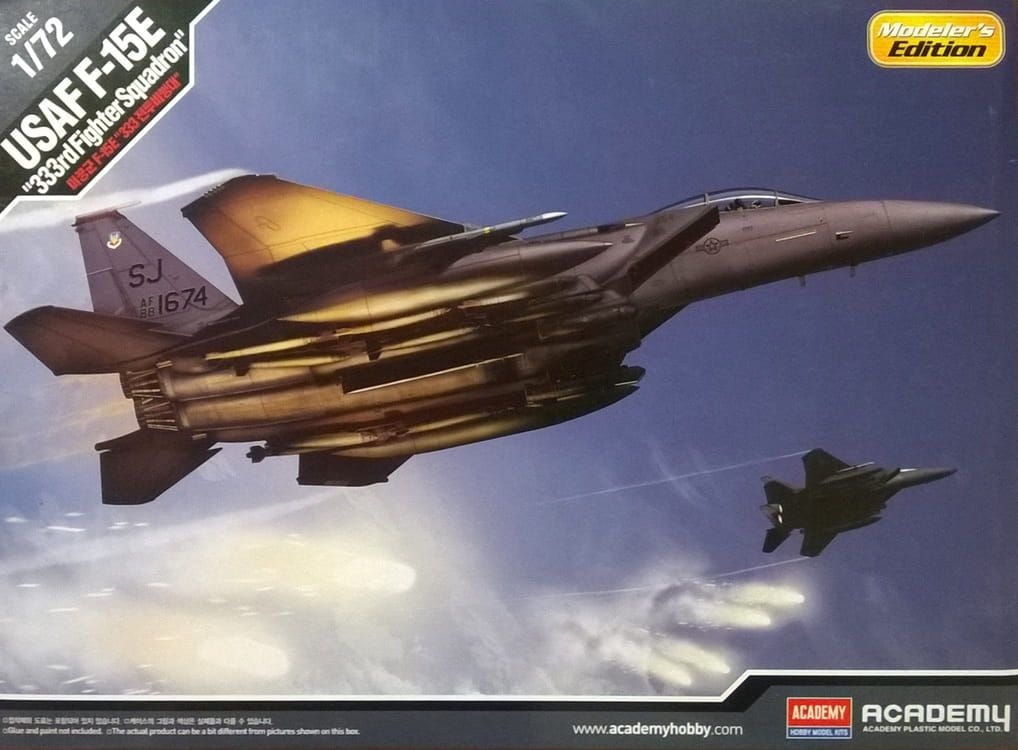 Zdjęcie główne produktu F-15E USAF 333th Fighter Sq 1:72 Academy 12550