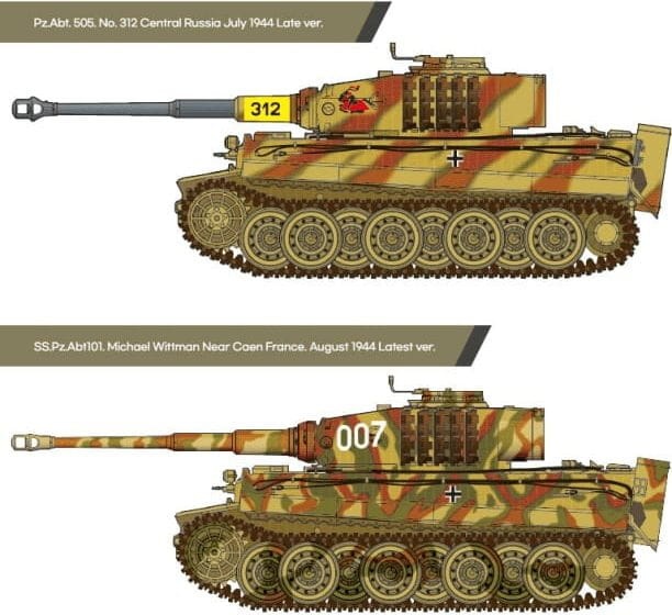 Zdjęcie dodatkowe produktu German Tiger I Ver. Late 1:72 Academy 13431