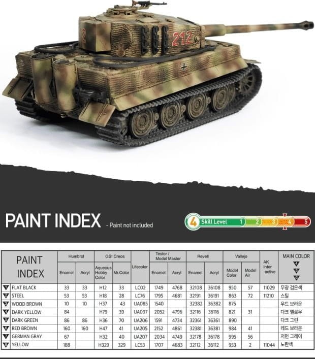 Zdjęcie dodatkowe produktu German Tiger I Ver. Late 1:72 Academy 13431