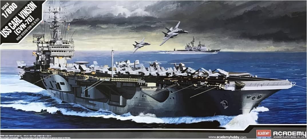 Zdjęcie główne produktu CVN-70 USS Carl Vinson 1:800 Academy 14209