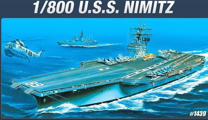 Zdjęcie dodatkowe produktu CVN-68 USS Nimitz 1:800 Academy 14213
