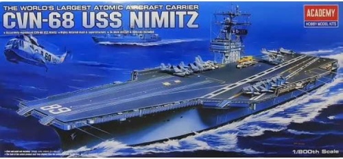 CVN-68 USS Nimitz 1:800 Academy 14213