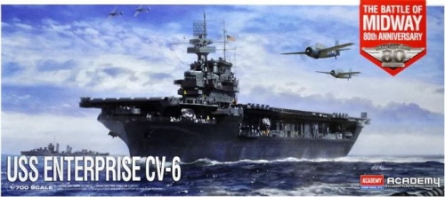 USS Enterprise CV-6 1:700 Academy 14409