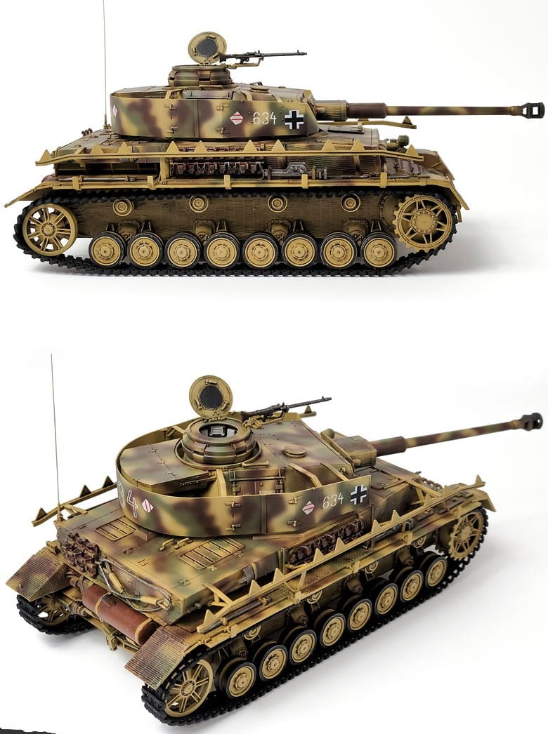 Zdjęcie dodatkowe produktu German Panzer IV Ausf. H Ver. Late 1:35 Academy 13528