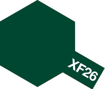 Tamiya 81726 XF-26 Deep Green Farba 10ml Acrylic Mini XF26