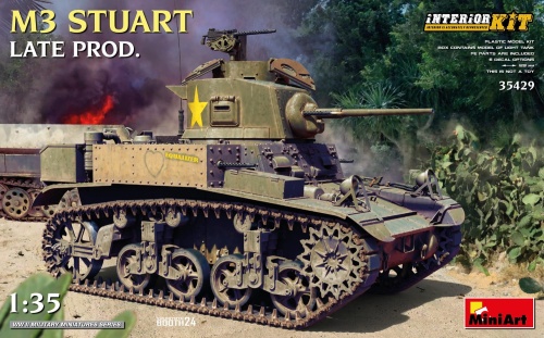 M3 Stuart Late Prod. Interior Kit 1:35 MiniArt 35429