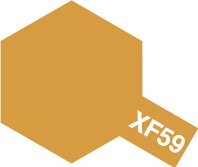 Tamiya 81759 XF-59 Desert Yellow Farba 10ml Acrylic Mini XF59