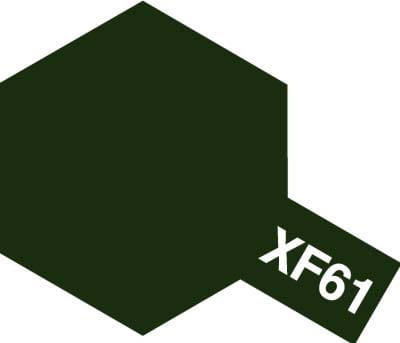Tamiya 81761 XF-61 Dark Green Farba 10ml Acrylic Mini XF61
