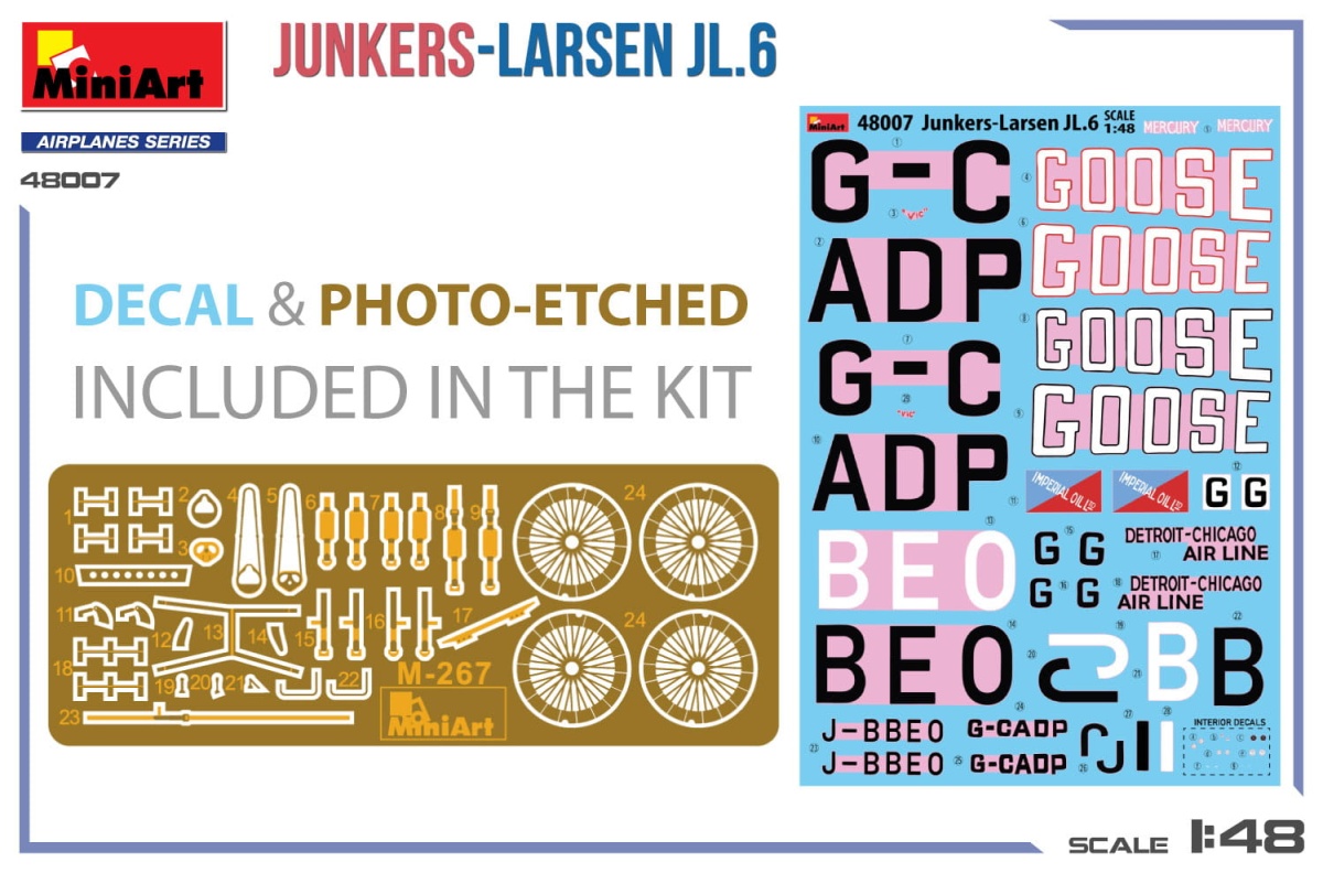 Zdjęcie dodatkowe produktu Junkerts-Larsen JL.6 1:48 MiniArt 48007