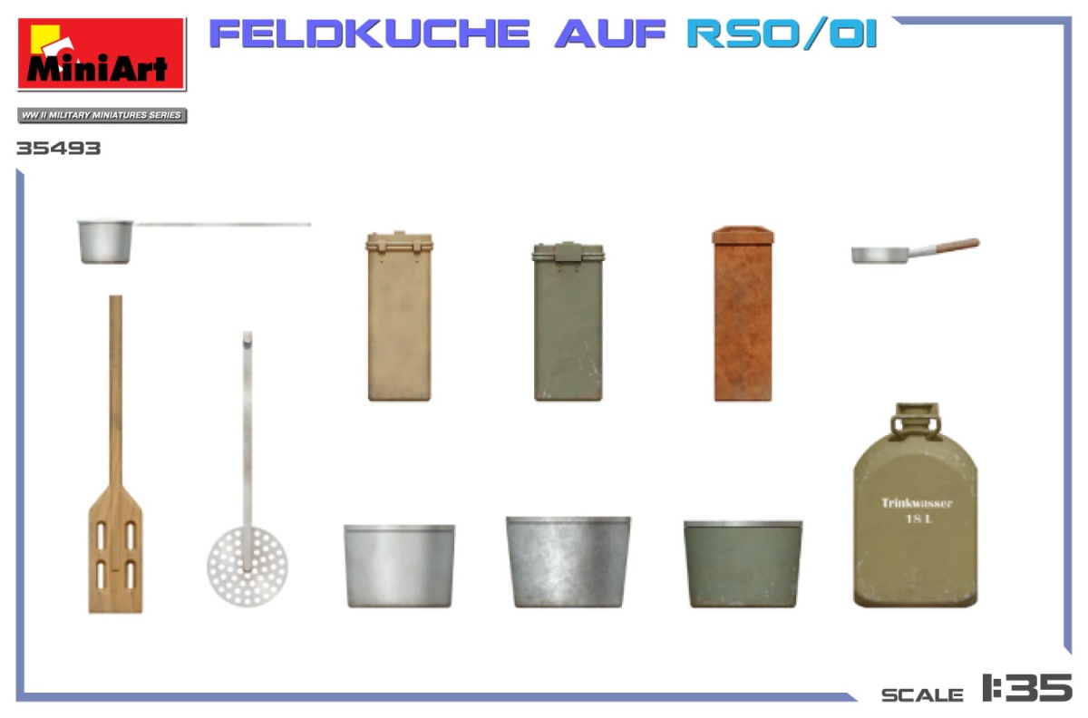Zdjęcie dodatkowe produktu Feldkuche Auf RSO/01 1:35 MiniArt 35493