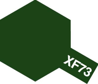 Zdjęcie główne produktu Tamiya 81773 XF-73 Dark green (JGSDF) Farba 10ml Acrylic Mini XF73