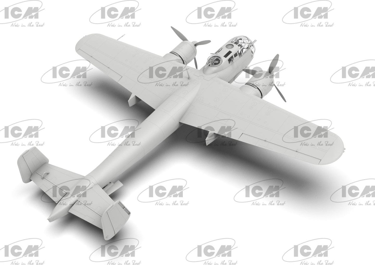 Zdjęcie dodatkowe produktu Niemiecki bombowiec z II WŚ Do 217K-1 1:48 ICM 48273