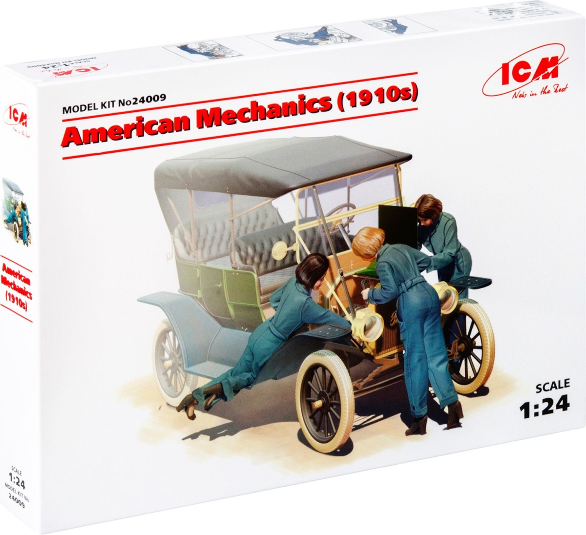 Zdjęcie dodatkowe produktu Amerykańscy mechanicy (lata 1910) 1:24 ICM 24009