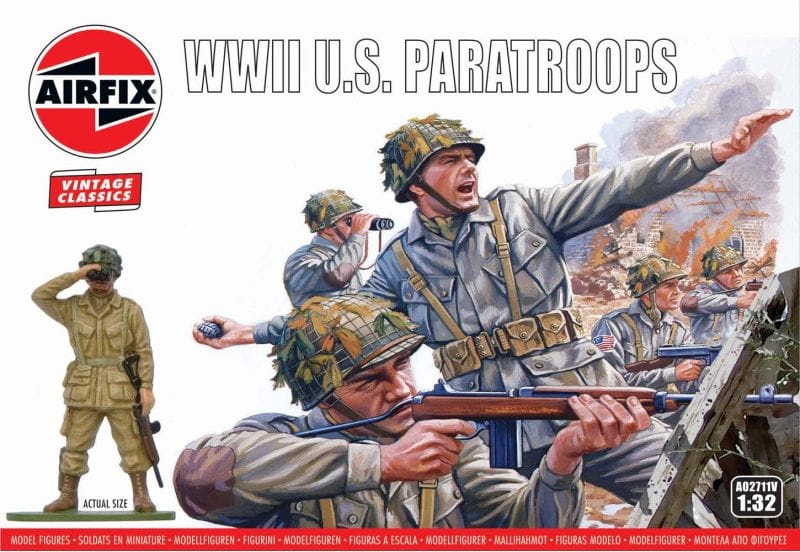 Zdjęcie główne produktu WWII U.S. Paratroops 1:32 Airfix 02711V