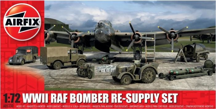 Zdjęcie główne produktu Zestaw do zaopatrzenia bombowców RAF z II wojny światowej 1:72 Airfix 05330