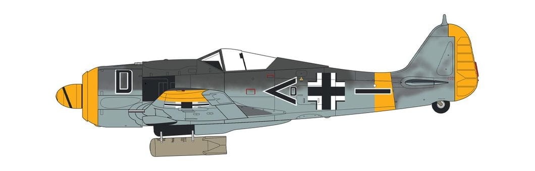 Zdjęcie dodatkowe produktu Focke-Wulf Fw190A-8/F-8 1:72 Airfix 02066A