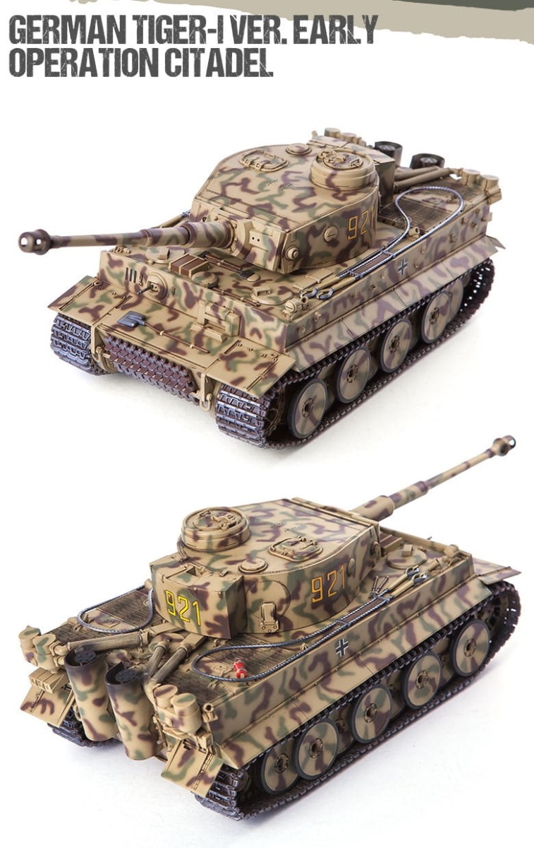 Zdjęcie dodatkowe produktu Tiger 1 Early Ver. Operation Citadel 1:35 Academy 13509