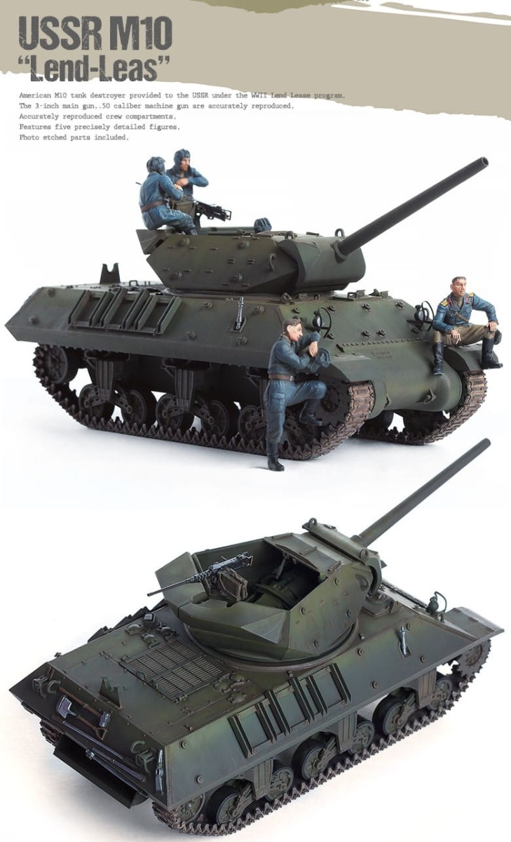 Zdjęcie dodatkowe produktu USSR M10 Lend-Lease 1:35 Academy 13521