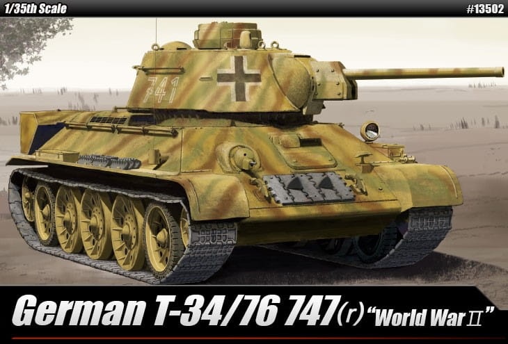 Zdjęcie główne produktu German T-34/76 747 (r) 1:35 Academy 13502