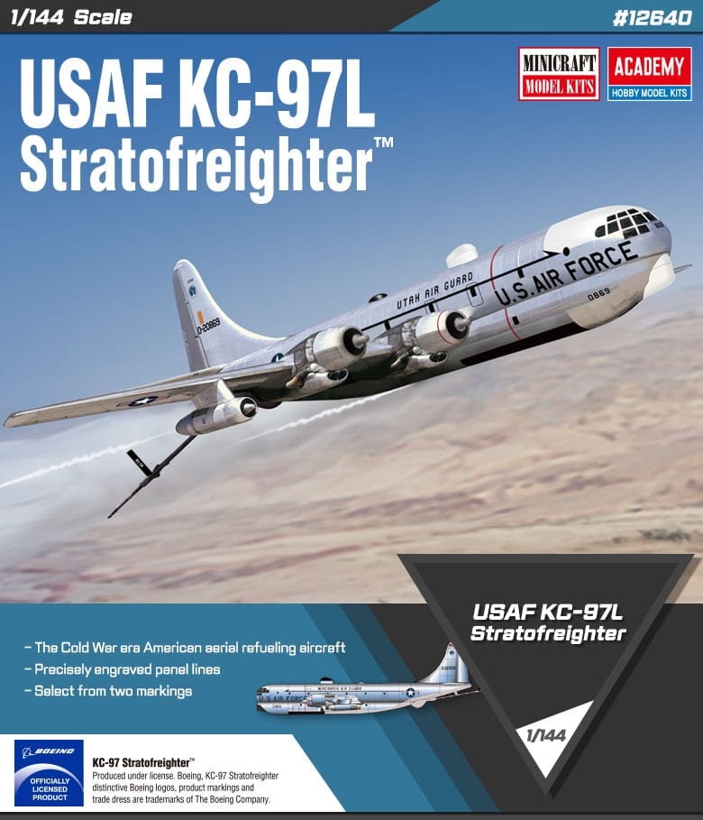 Zdjęcie dodatkowe produktu USAF KC-97L Stratofreighter 1:144 Academy 12640