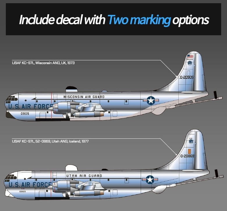 Zdjęcie dodatkowe produktu USAF KC-97L Stratofreighter 1:144 Academy 12640