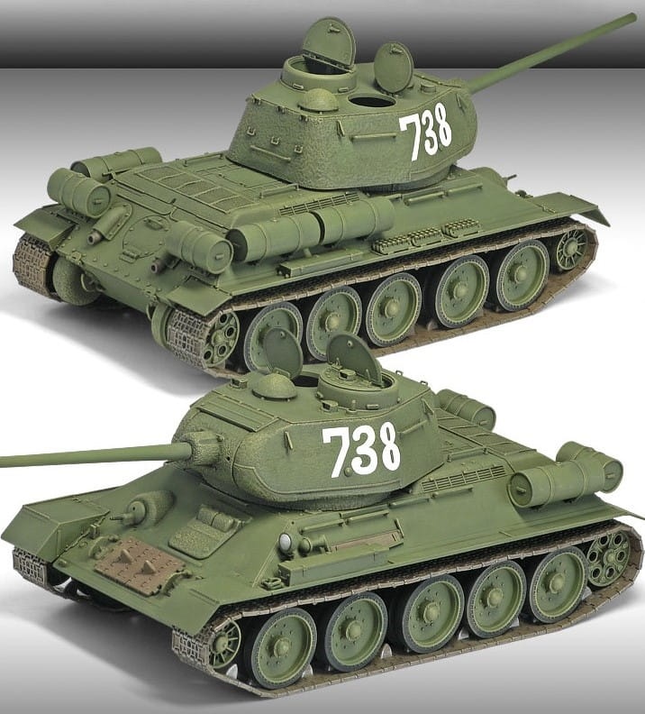 Zdjęcie dodatkowe produktu T-34/85 No. 112 Factory Production 1:35 Academy 13290