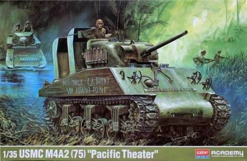 USMC M4A2 (75) Pacific Theater 1:35 Academy 13562
