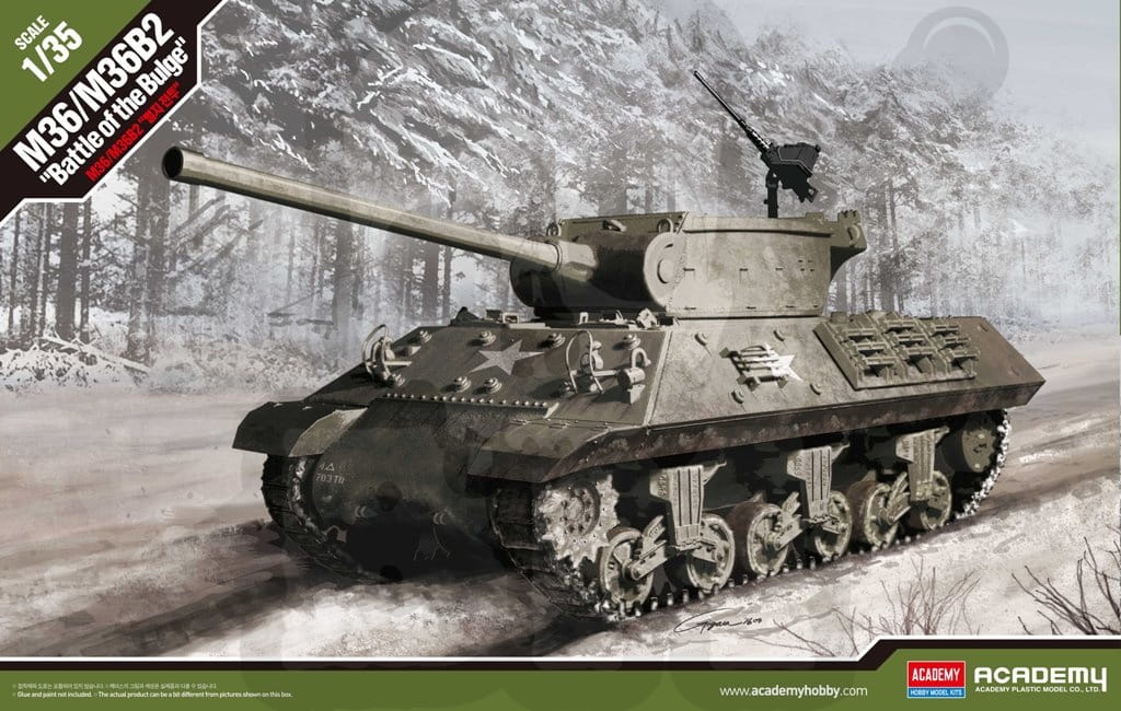 Zdjęcie główne produktu M36B2 US Army Battle of the Bulge 1:35 Academy 13501