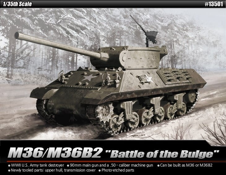 Zdjęcie dodatkowe produktu M36B2 US Army Battle of the Bulge 1:35 Academy 13501
